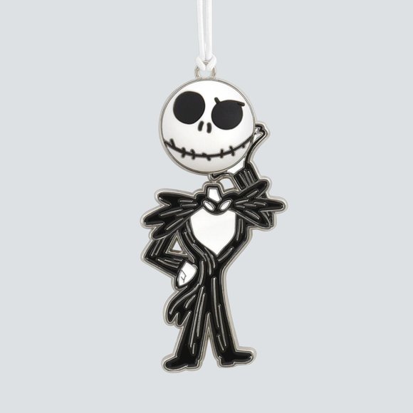 Hallmark Jack Skellington Nightmare Before Christmas Metal With Dimension Orname - Picture 1 of 2